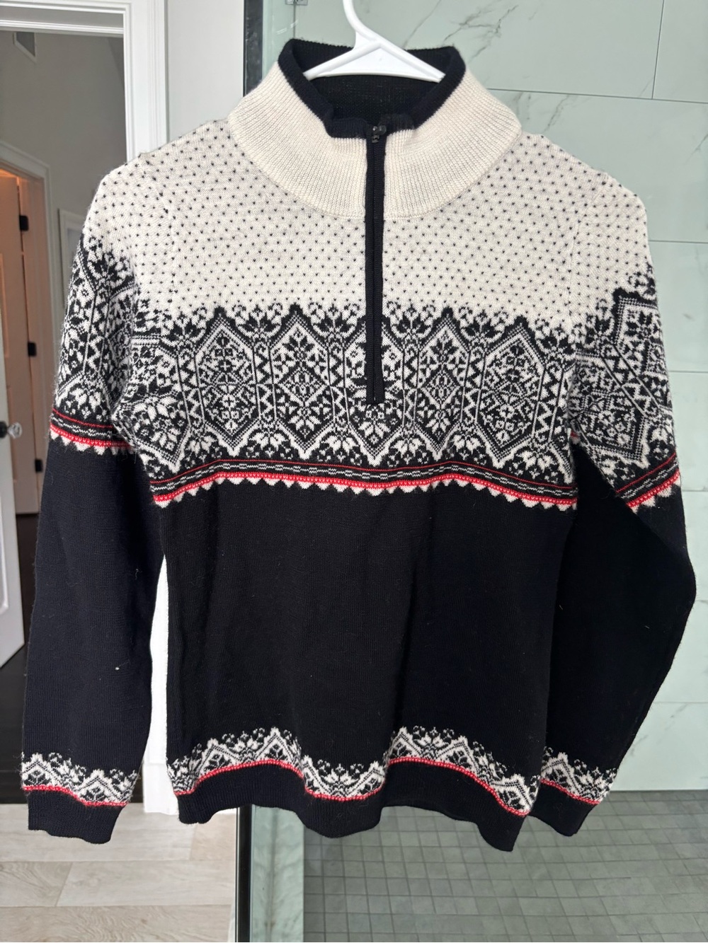 Icewear 100% wool women’s ski quarter zip